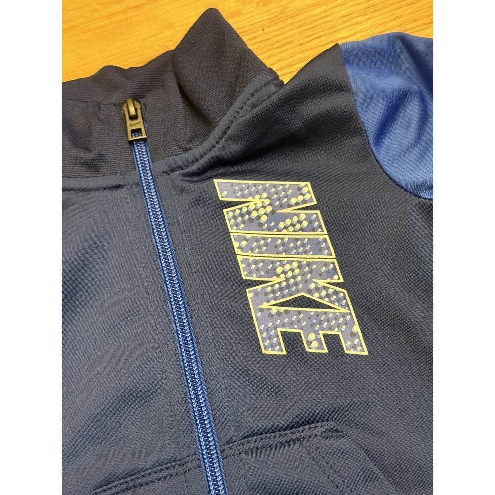 Nike Dri-Fit Toddler 18M Navy Blue Baby Jacket and Pants Tracksuit Set - Picture 7 of 14